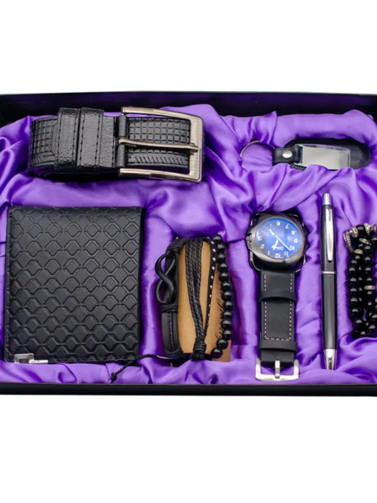 Luxury Watch Gift Set perfume Wallet Belt For Men Birthday ryshop
