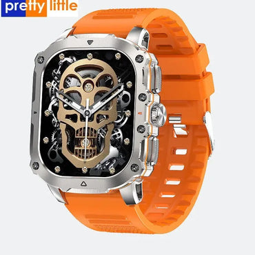 sports watch, AMOLED large screen, Bluetooth calling, rotating crown, long standby, AK72 smart watch ryshop