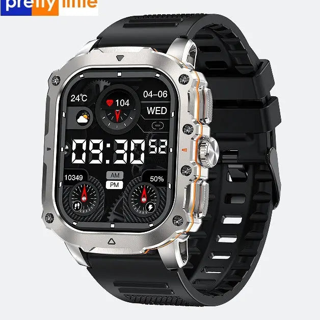 sports watch, AMOLED large screen, Bluetooth calling, rotating crown, long standby, AK72 smart watch ryshop