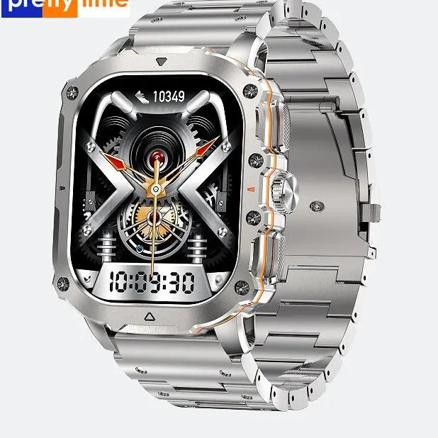 sports watch, AMOLED large screen, Bluetooth calling, rotating crown, long standby, AK72 smart watch ryshop