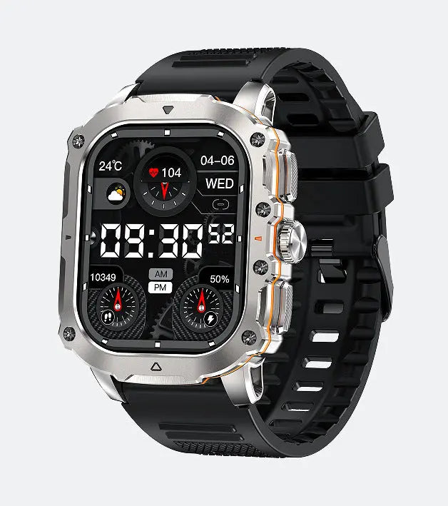 sports watch, AMOLED large screen, Bluetooth calling, rotating crown, long standby, AK72 smart watch ryshop