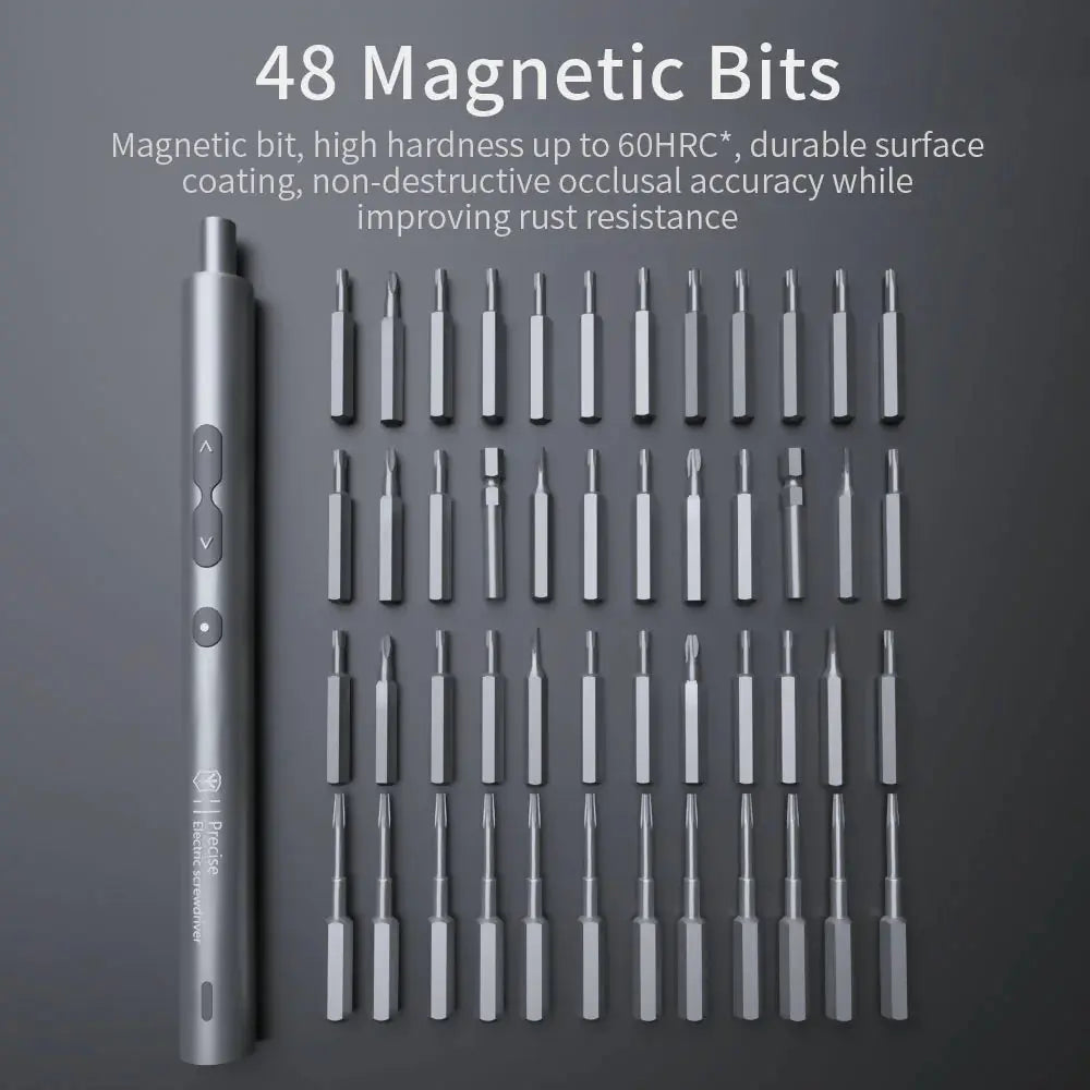 Precision Pro Mini Electric Screwdriver Set ryshop
