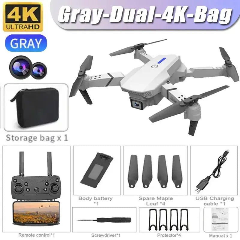 XMSJ Professional Drone E88 4K HD Camera RC Quadrotor ryshop