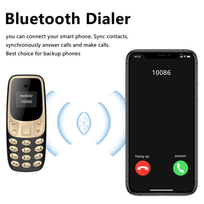 SERVO Small Mobile Phone Bluetooth Dialer Magic Voice Low Radiation Telephone ryshop
