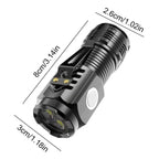 LED Strong Light Flashlight Rechargeable Multi-functional ryshop