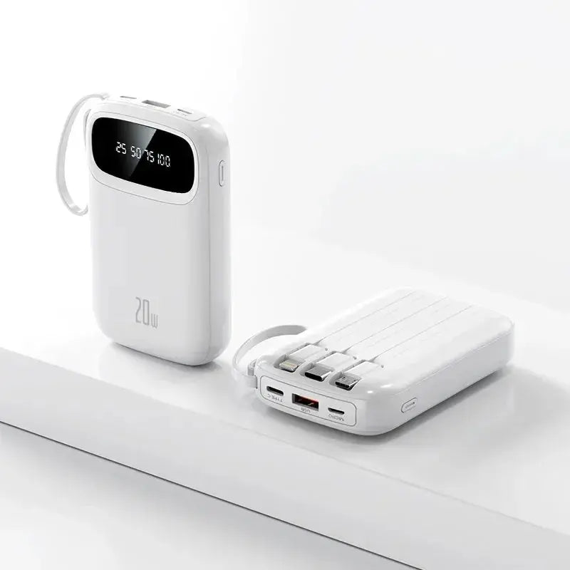 BCAK 20 Milliampere Wholesale Power Bank with Built-in Cable ryshop