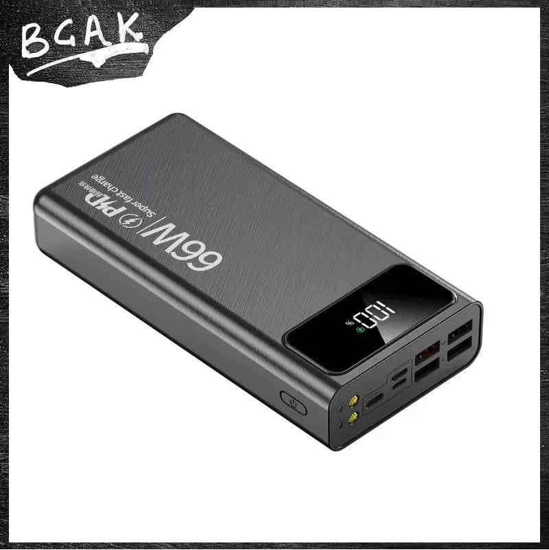 BCAK 80000mAh Large-capacity Charging Treasure Power Bank ryshop