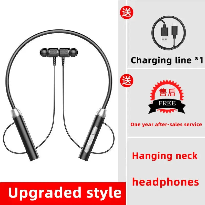 XYJS Wireless Bluetooth Earphones Neckband Headphones - Gaming Stereo Sports Headset ryshop