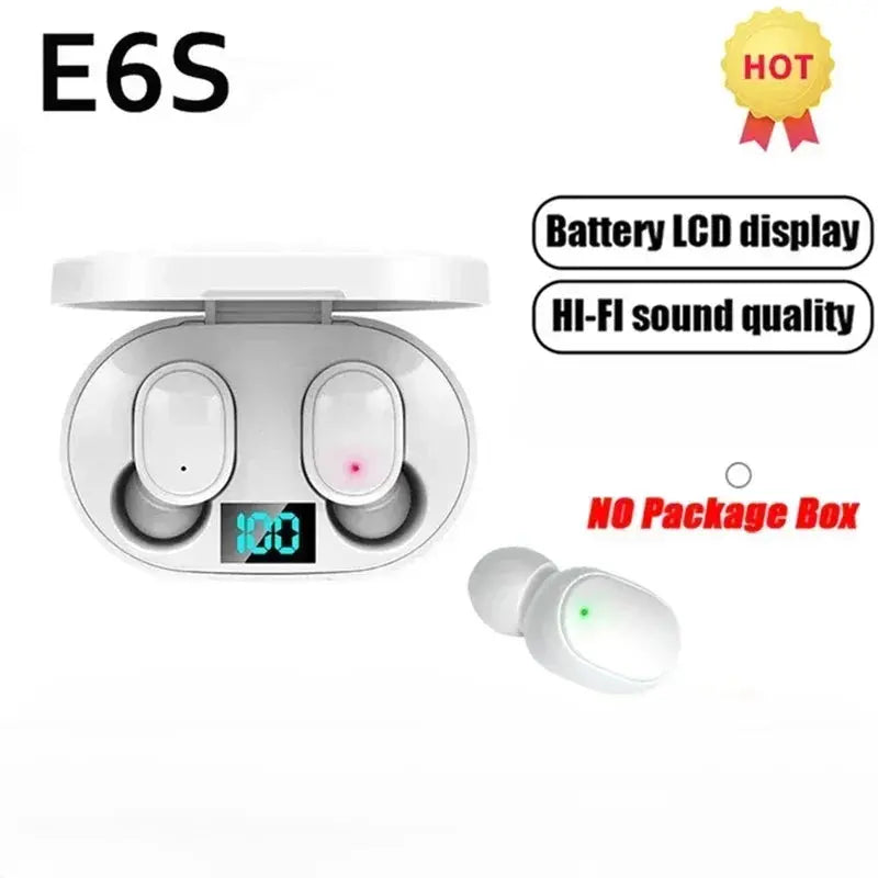 ZONGJI E6S TWS Wireless Noise Cancelling Bluetooth Earphones ryshop