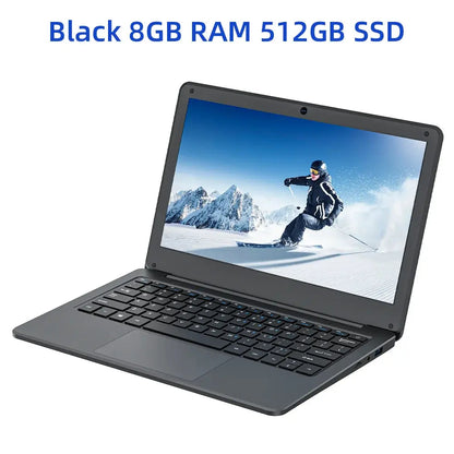 BYONE 11.6 Inch Mini Laptop - Pink Portable Ultraslim ryshop