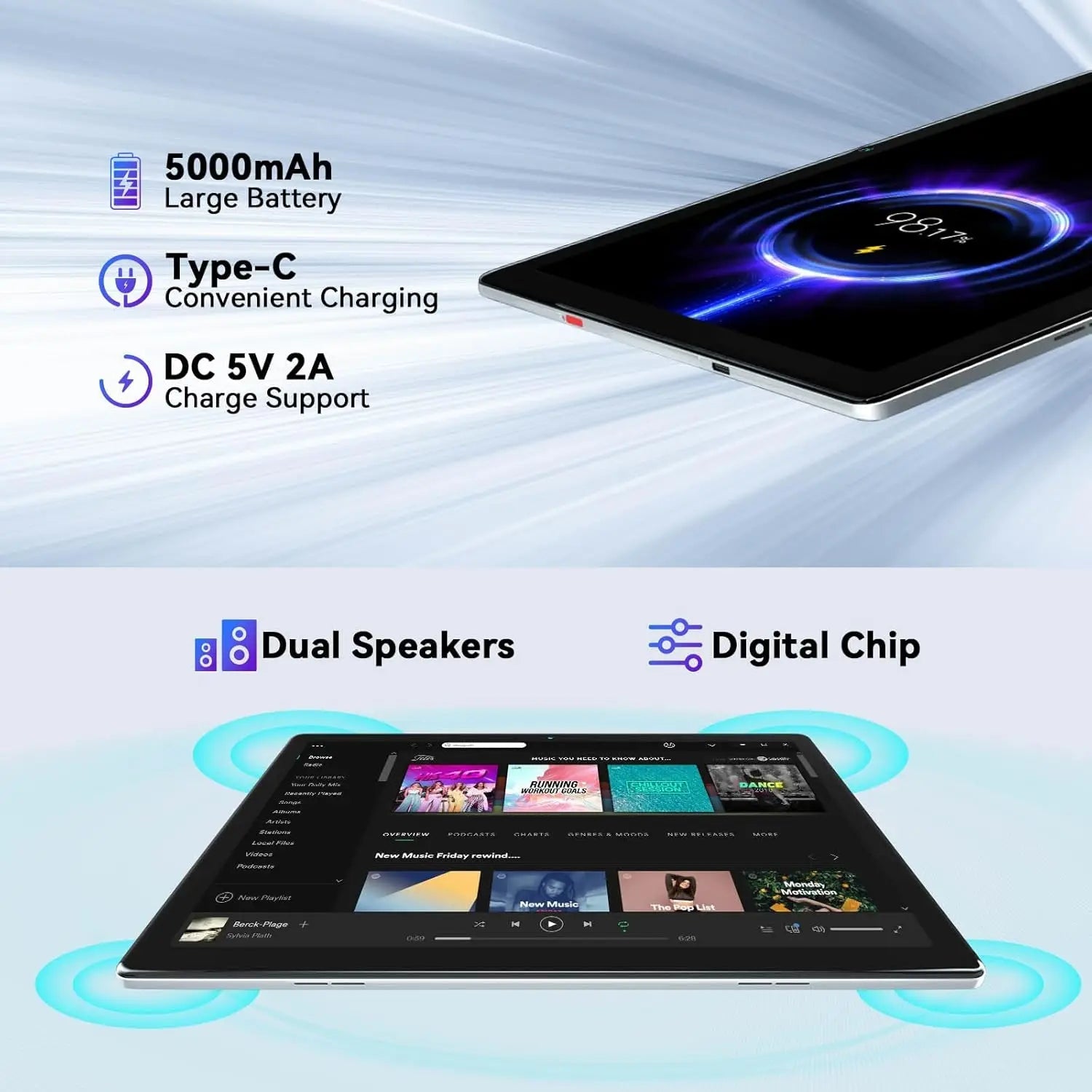 URAO MB1001 Android 13 Tablet - 10 Inch, 6GB RAM, 64GB ROM ryshop