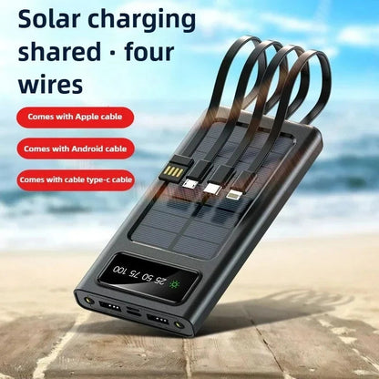 20000mAh Solar Power Bank with Fast Charging and Dual USB Ports ryshop