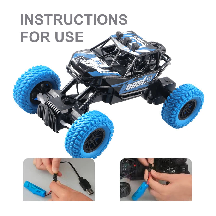 Colorful Flashing Lights Remote Control Car ryshop