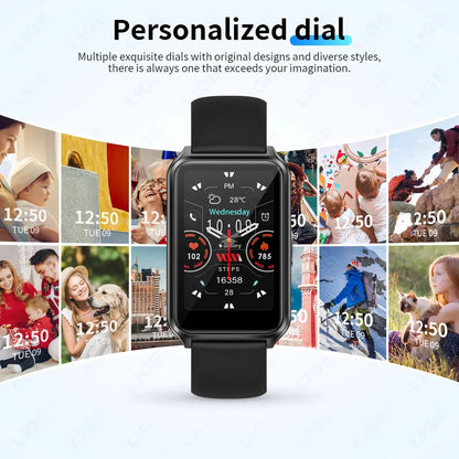 LIGE 2025 Smart Watch For Women Men Wristwatch Bluetooth Phone Music Fitness Sports Bracelet Sleep Monitor Digital Smartwatch