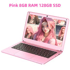 BYONE 11.6 Inch Mini Laptop - Pink Portable Ultraslim ryshop