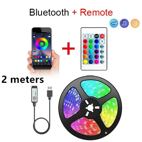 Bluetooth LED Strip Lights Smart SMD 5050 ryshop