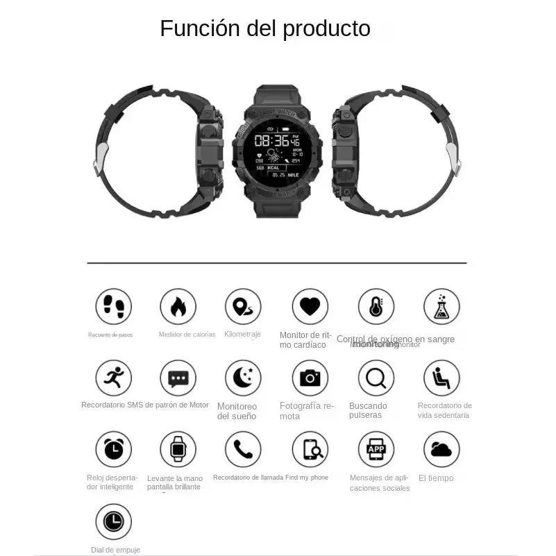 Peruioga Smart Watch for Men and Women - Heart Rate & Blood Pressure Monitor ryshop