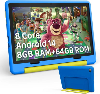 URAO 10 Inch Cartoon Pattern Kids Tablet ryshop
