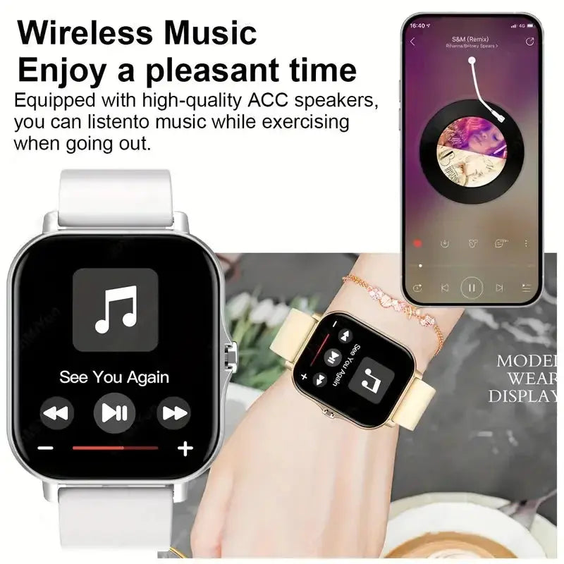 LAXASFIT 2025 Smart Watch with HD Display and Sport Modes ryshop