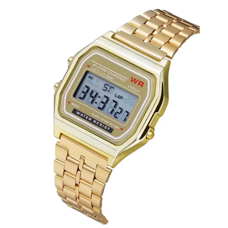 F91W Non-Waterproof Steel Band Watch ryshop