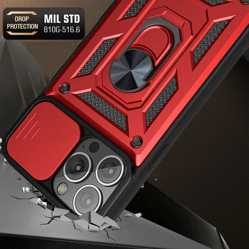 Military Grade Bumpers Ring Cover for iPhone 16 17 15 14 13 12 11 Pro Max Mini Plus Air ryshop