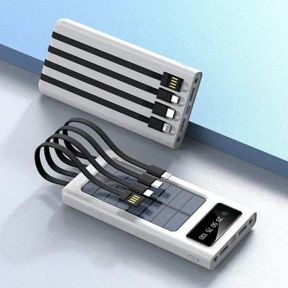 20000mAh Solar Power Bank with Fast Charging and Dual USB Ports ryshop