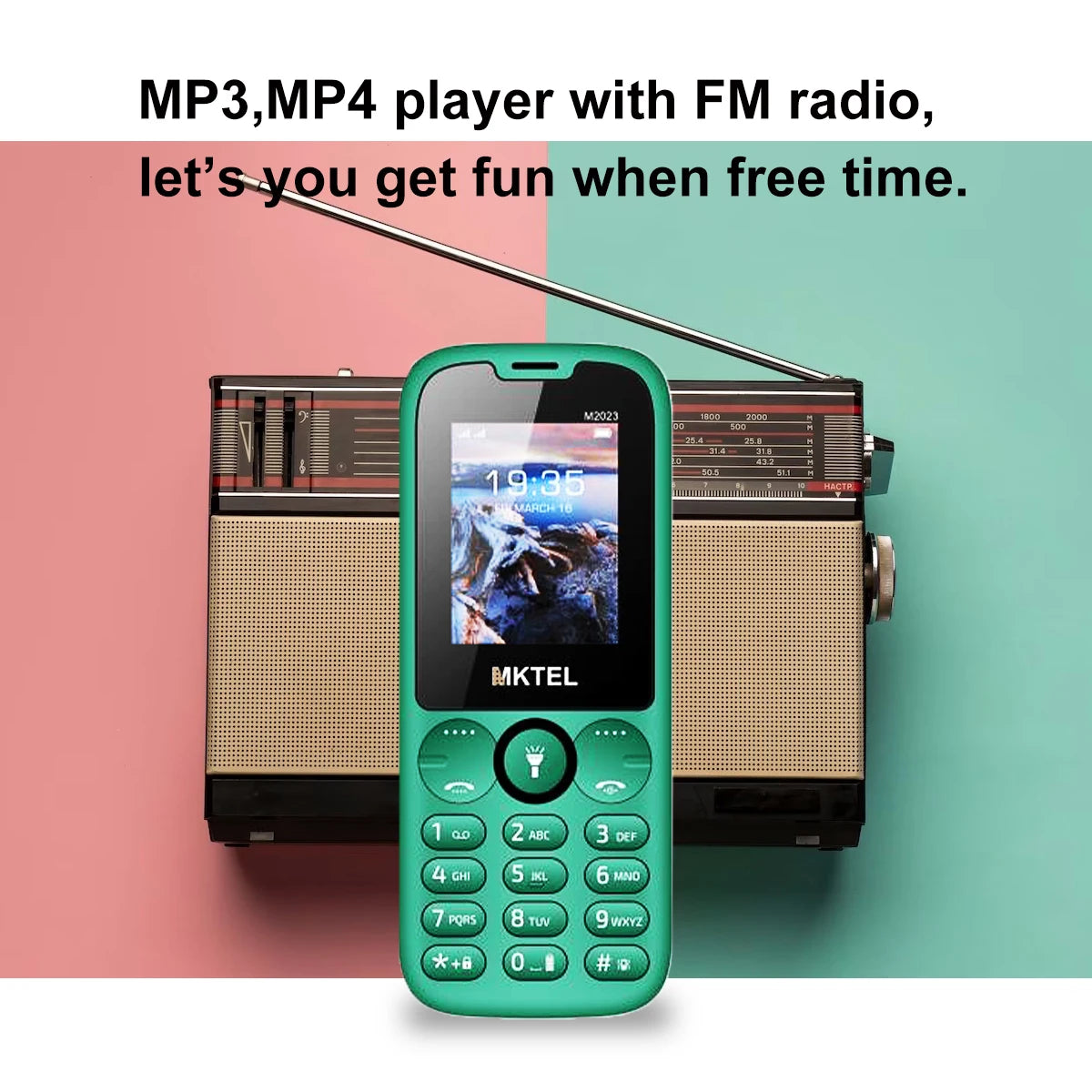 MKTEL M2023 Feature Phone - Ideal for Seniors ryshop