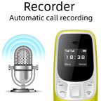 SERVO Small Mobile Phone Bluetooth Dialer Magic Voice Low Radiation Telephone ryshop