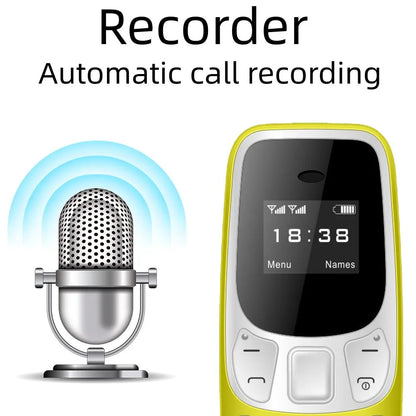 SERVO Small Mobile Phone Bluetooth Dialer Magic Voice Low Radiation Telephone ryshop