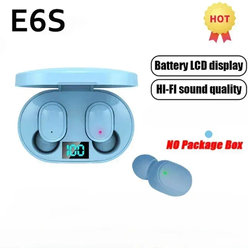 ZONGJI E6S TWS Wireless Noise Cancelling Bluetooth Earphones ryshop