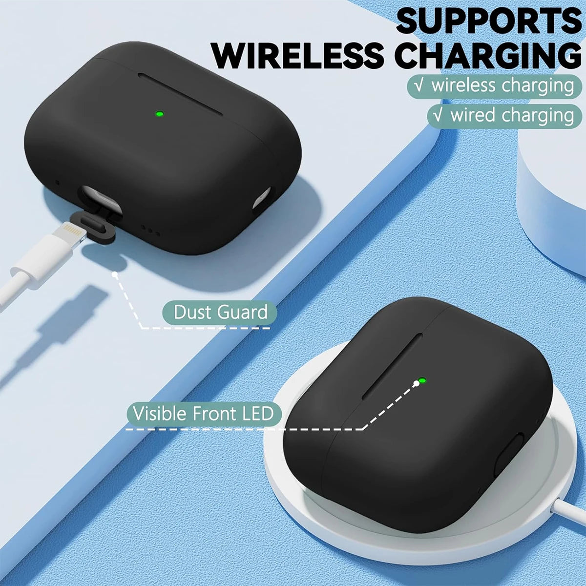 Ceeslin AirPods Pro Case Cover with Cleaner Kit ryshop