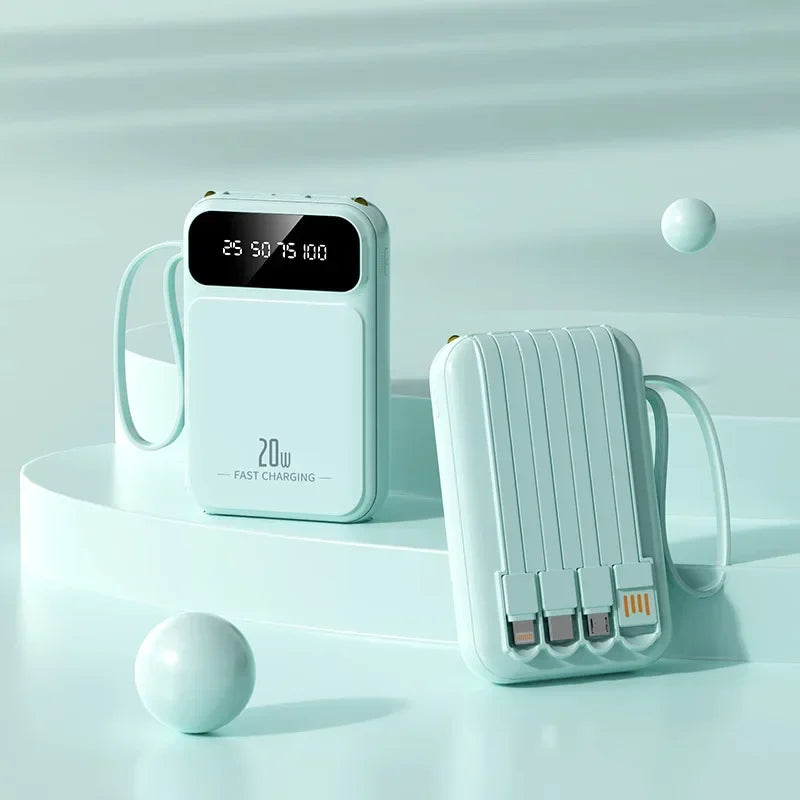 BMAD 20000mAh High Capacity Power Bank with 4 in 1 Cable ryshop