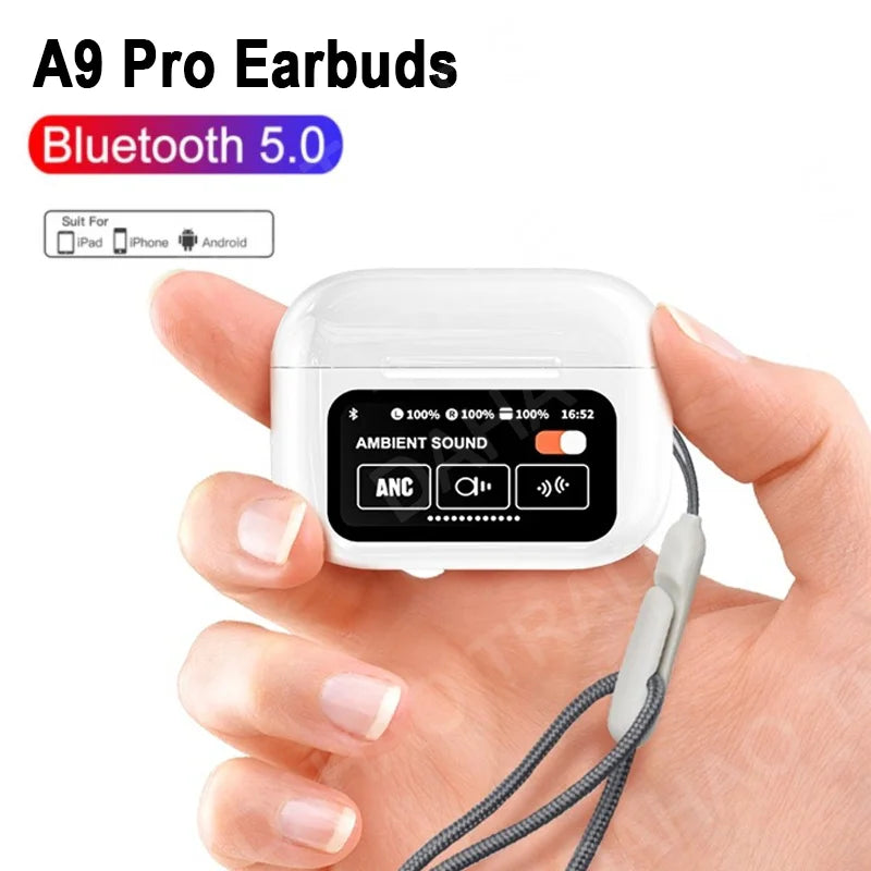 A9 Pro Wireless Bluetooth Earphone HiFi Stereo Headset ryshop