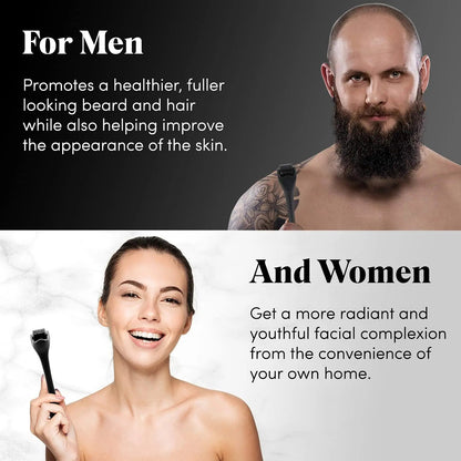 Miqmi 540 Needles Derma Roller for Facial & Body Hair Growth ryshop