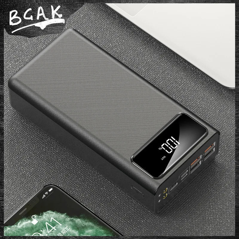 BCAK 80000mAh Large-capacity Charging Treasure Power Bank ryshop
