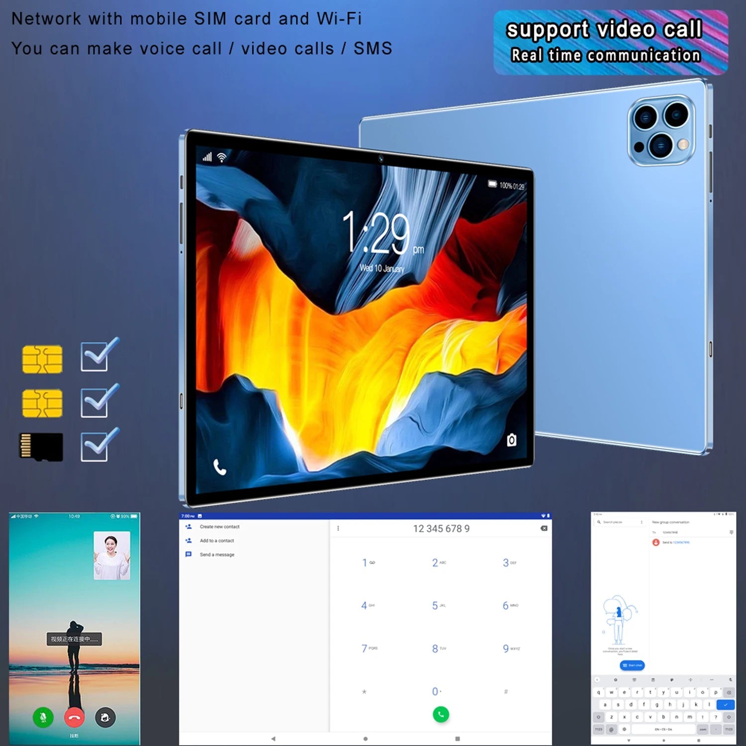 BDF New 10.1 Inch Tablet - Powerful and Versatile ryshop