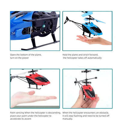 Rechargeable Mini RC Drone - Remote Safe Fall-resistant Helicopter for Children ryshop
