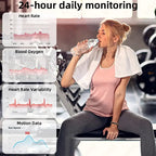 LIGE Smart Bracelet Heart Rate Blood Oxygen Health Monitor Pedometer Sports Fitness Tracker For Men Women Electronic Smartwatch ryshop