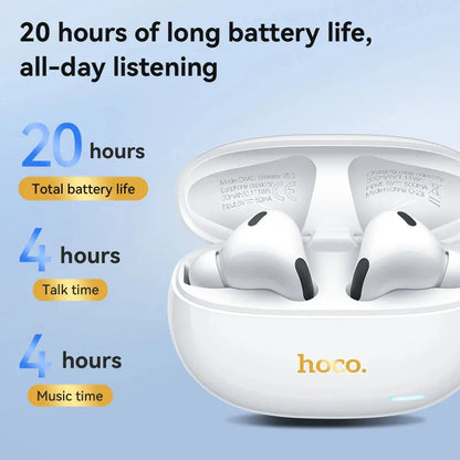HOCO EW60 Waterproof Wireless Bluetooth Earbuds with HD Mic and Touch Control ryshop