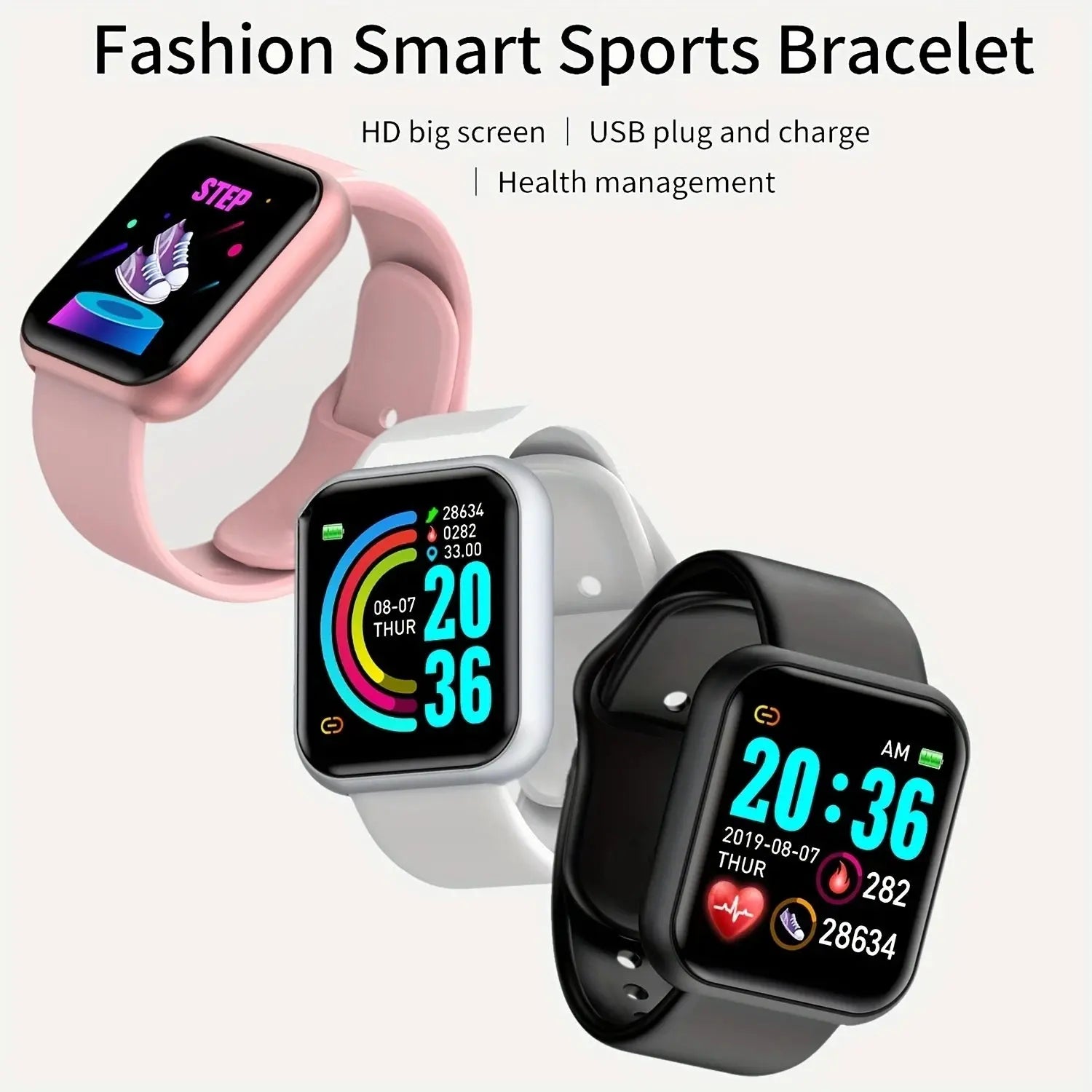 CHAONB Smart Watch for Fitness Monitoring and Music Control ryshop