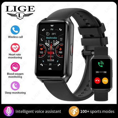LIGE 2025 Smart Watch For Women Men Wristwatch Bluetooth Phone Music Fitness Sports Bracelet Sleep Monitor Digital Smartwatch