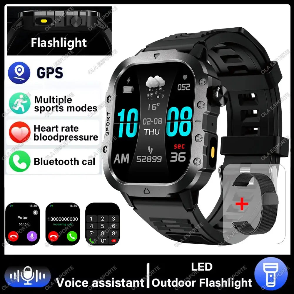 2025 Smartwatch Men Bluetooth Call Health Monitor ryshop