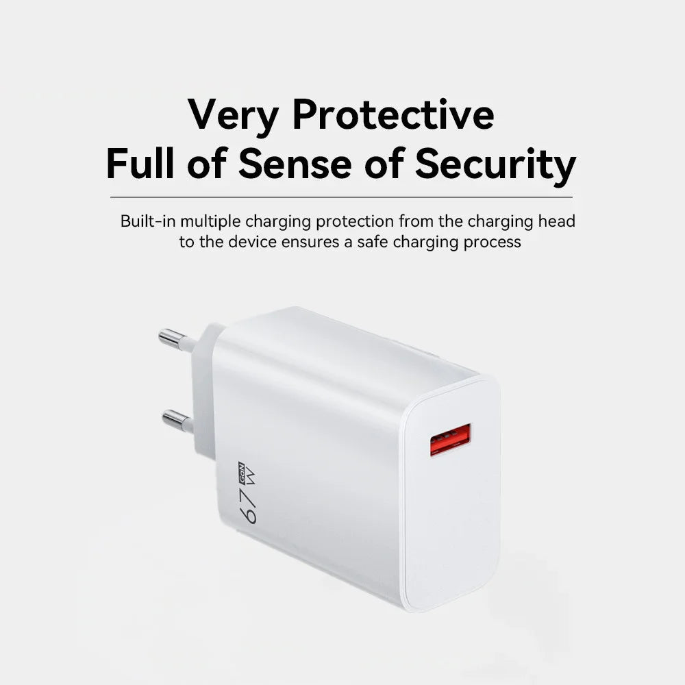 GaN 67W USB Fast Charger Power Adapter ryshop