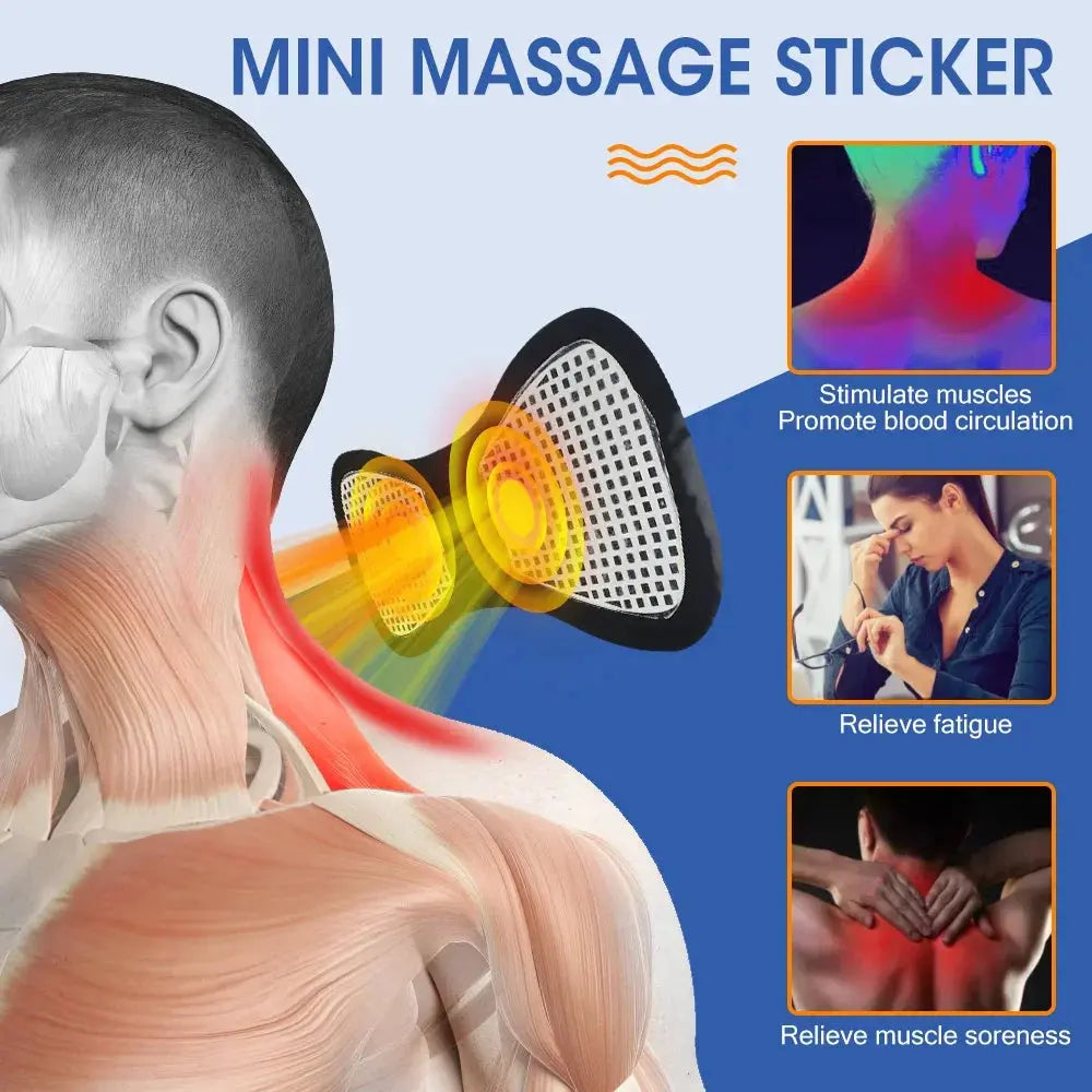 Joverisher Electric Neck Massager EMS Muscle Massage Stimulator ryshop