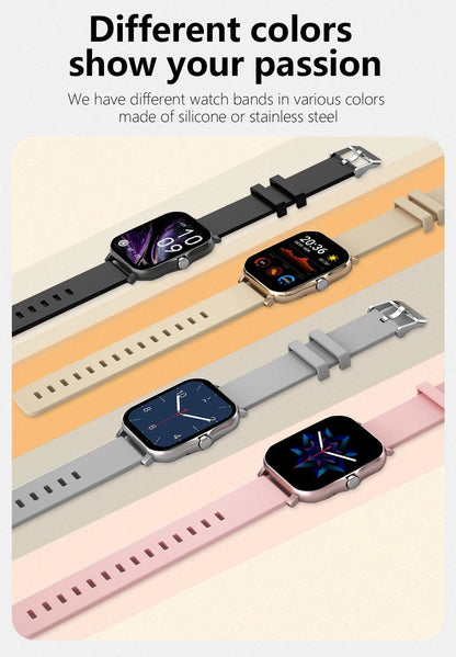 2025 Smart Watch 2.01’’ Full Touch Amoled BT Call Sport Waterproof Watch ryshop