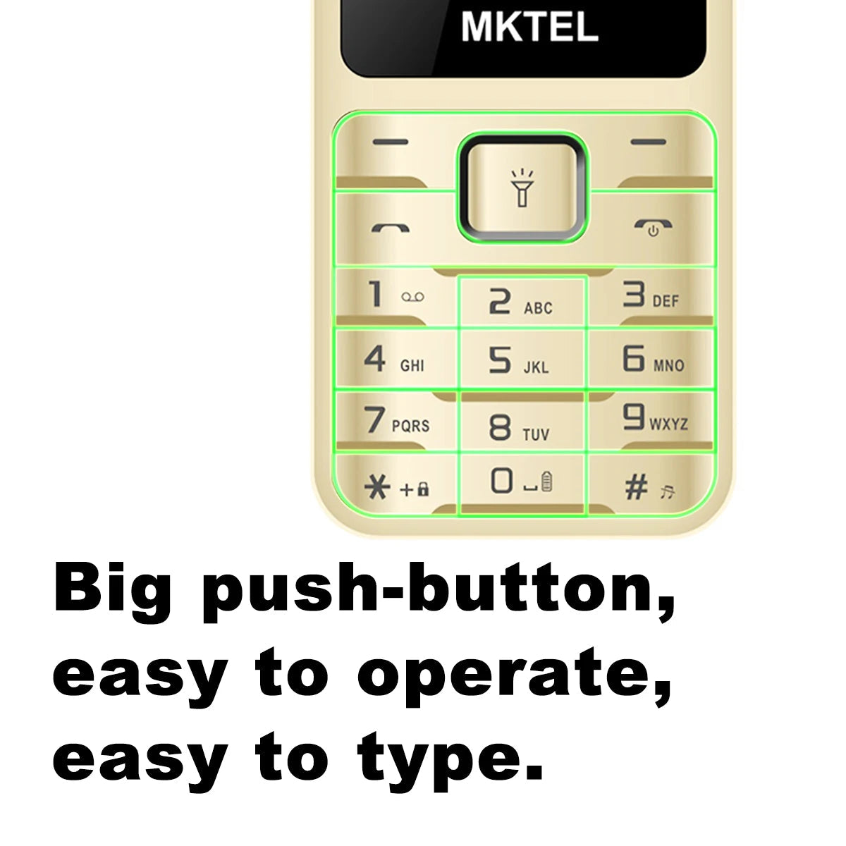 MKTEL OYE 3 Feature Phone - Essential Connectivity ryshop