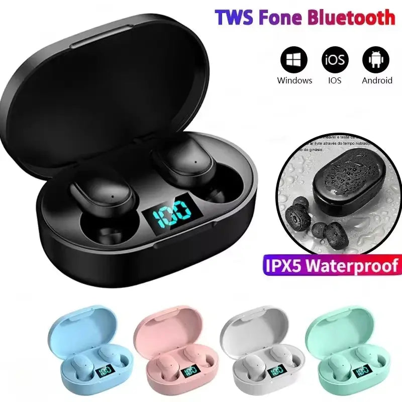 ZONGJI E6S TWS Wireless Noise Cancelling Bluetooth Earphones ryshop