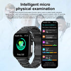 LIGE 2025 New AI Healthy Diagnosis Blood Lipid Uric Acid Blood Pressure Smart Watch Men ECG+PPG Bluetooth Call Health Smartwatch ryshop
