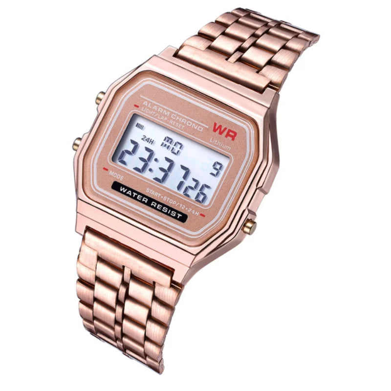 F91W Non-Waterproof Steel Band Watch ryshop