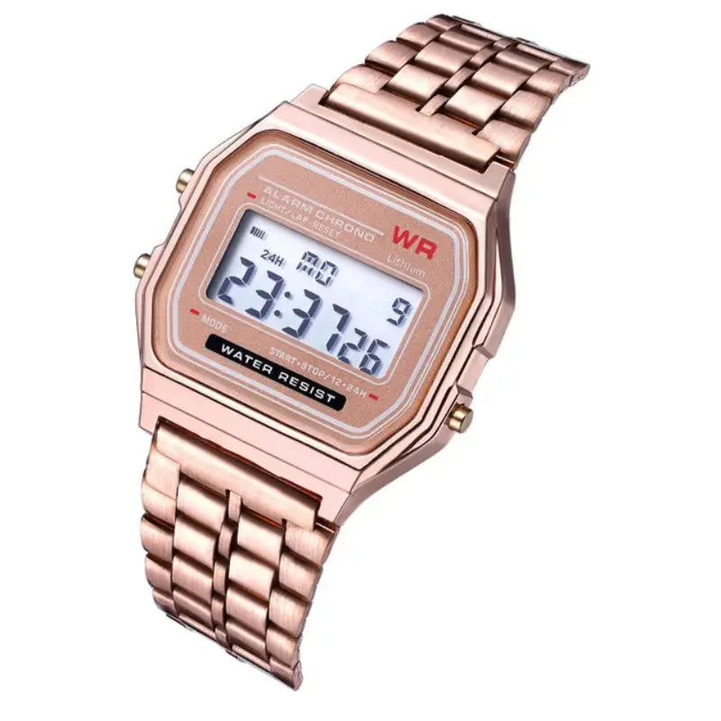 F91W Non-Waterproof Steel Band Watch ryshop